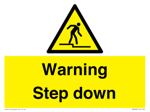 Warning Step down